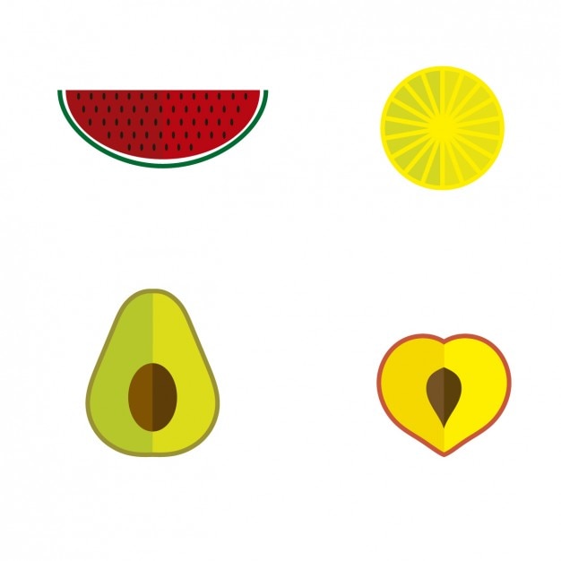 Illustración de frutas en rodajas