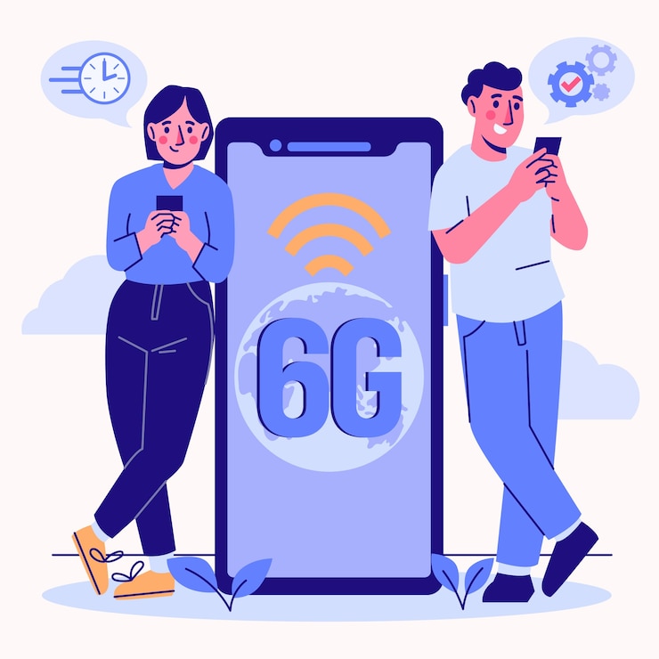 Vector gratuito ilustración 6g dibujada a mano
