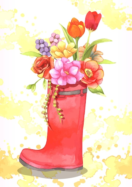 Ilustración acuarela.