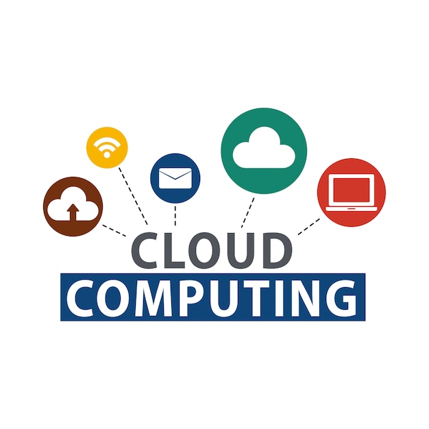 Ilustración de almacenamiento en la nube