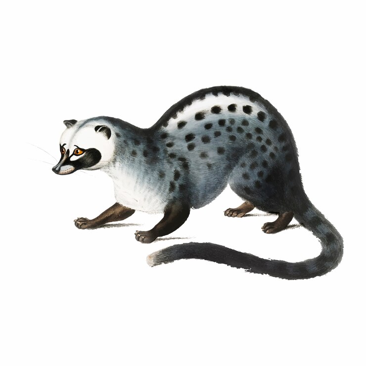 Vector gratuito ilustración animal de la vendimia