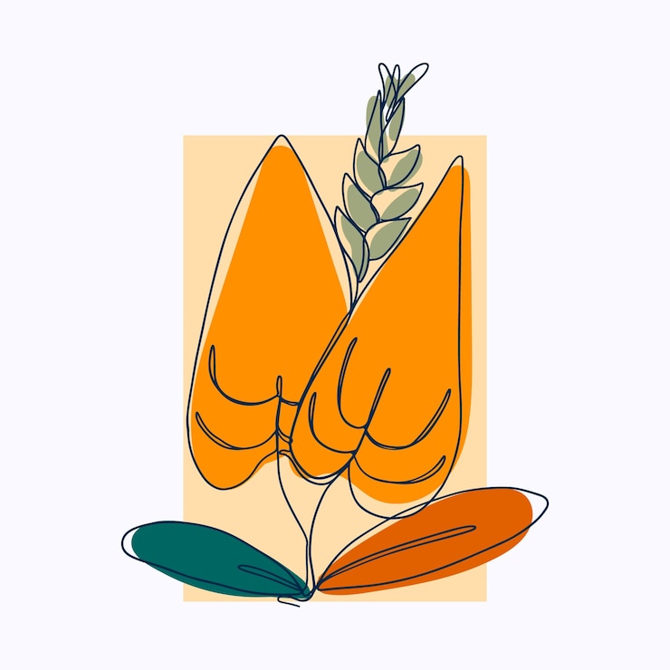 Vector gratuito ilustración de arte de una línea dibujada a mano