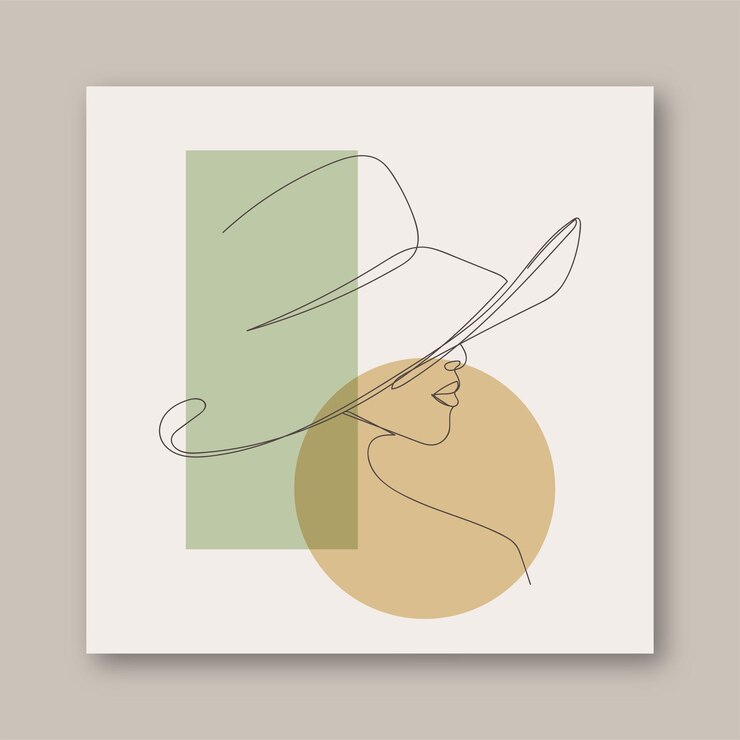 Vector gratuito ilustración de arte de una línea dibujada a mano