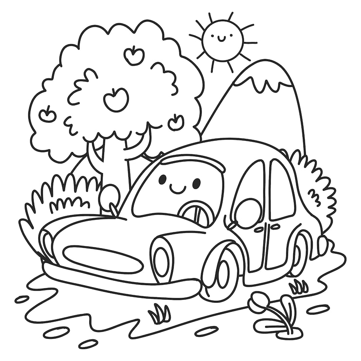 Vector gratuito ilustración de automóviles dibujada a mano