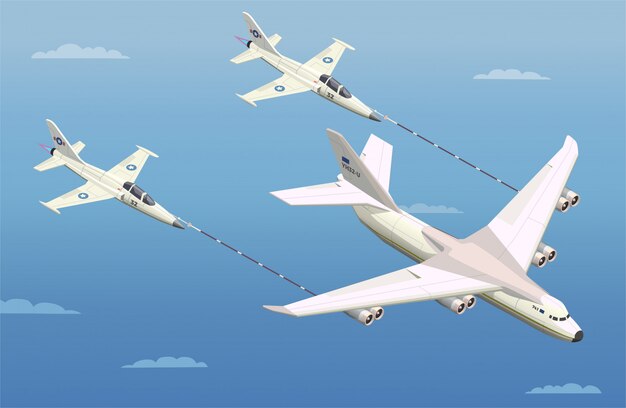 Ilustracion de aviones