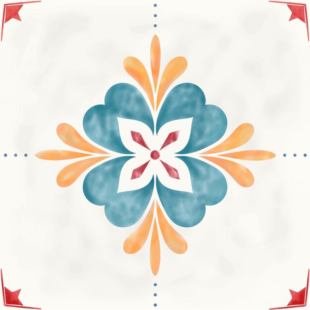 Ilustración de azulejos con textura patrón