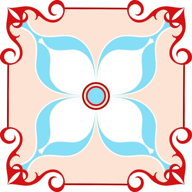 Ilustración de azulejos con textura patrón
