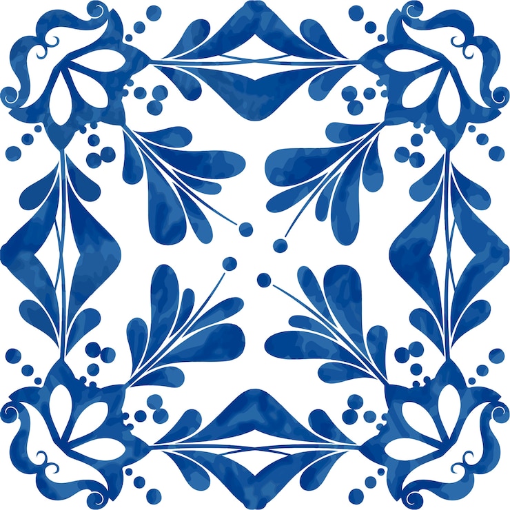Vector gratuito ilustración de azulejos con textura patrón