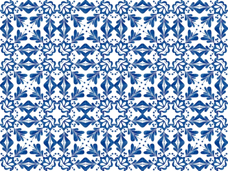 Vector gratuito ilustración de azulejos con textura patrón