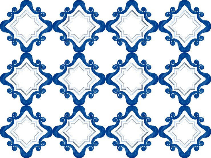 Vector gratuito ilustración de azulejos con textura patrón