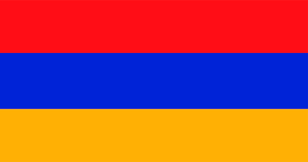 Ilustración de la bandera de armenia