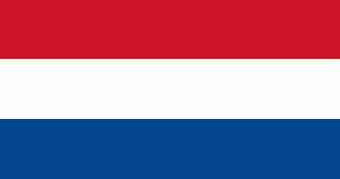 Vector gratuito ilustración de la bandera de holanda