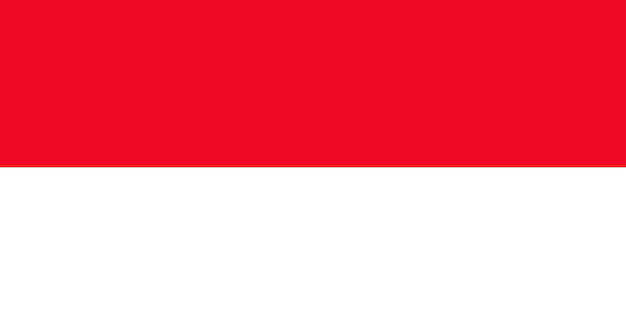 Ilustración de la bandera de Indonesia