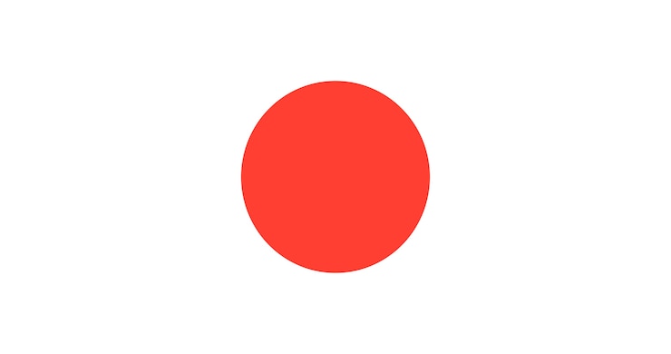 Vector gratuito ilustración de la bandera de japón