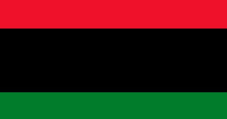 Vector gratuito ilustración de la bandera panafricana