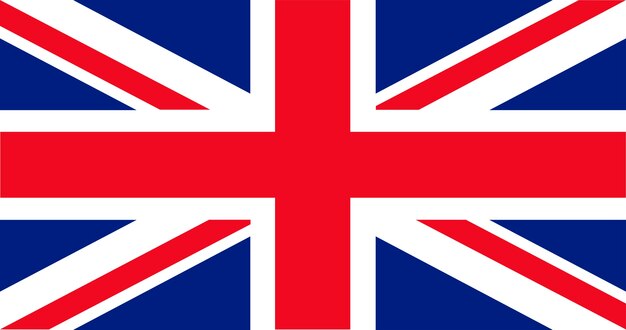 Ilustración de la bandera del Reino Unido