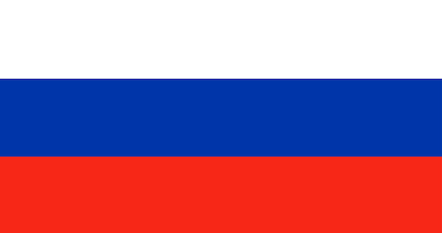 Ilustración de la bandera de Rusia