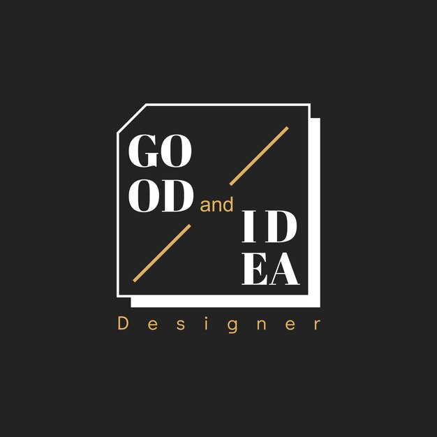 Ilustración del banner de sello de diseñador creativo