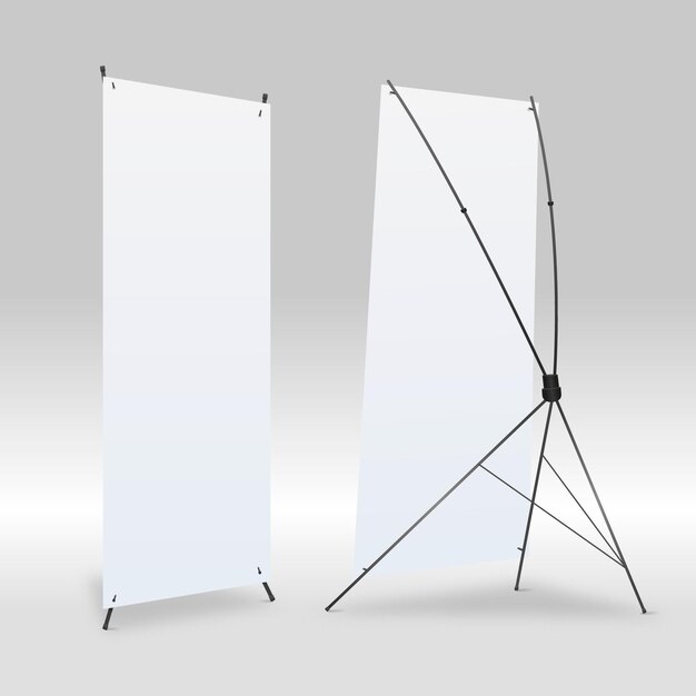 Ilustración de banners de soporte X