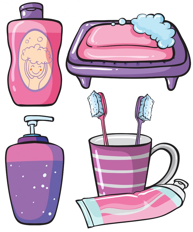 Vector gratuito ilustración de baño