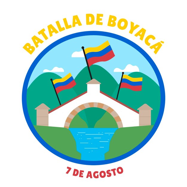 Ilustración batalla de boyaca
