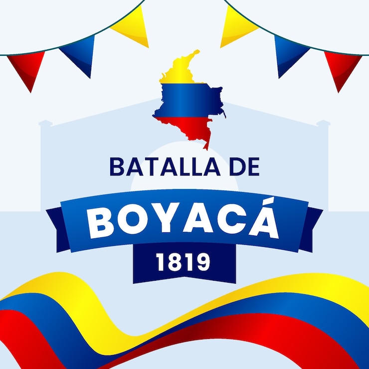Vector gratuito ilustración batalla de boyaca