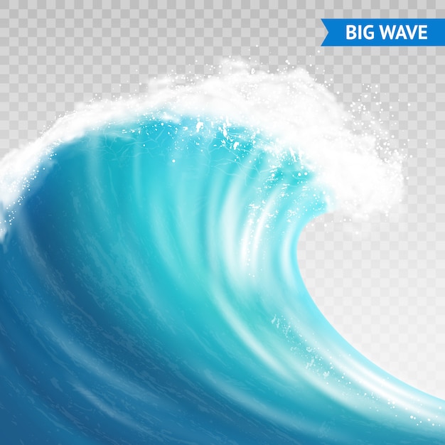 Ilustración de big wave