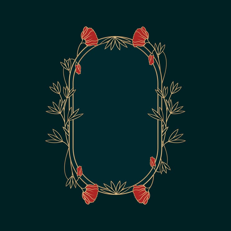 Vector gratuito ilustración botánica floral de la maqueta