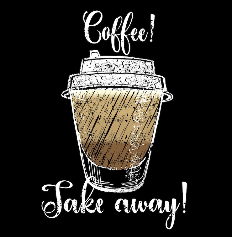 Vector gratuito ilustración de café para llevar