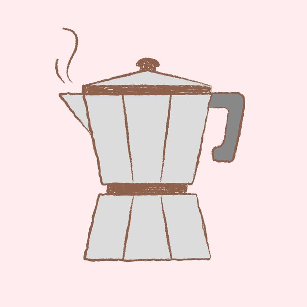 Ilustración de café moka, café y diseño de panadería