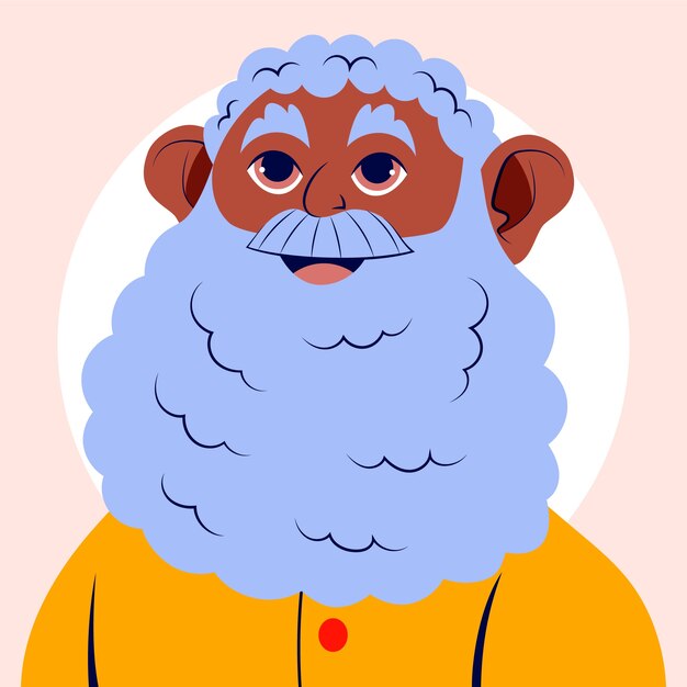 Ilustración de caricatura dibujada a mano