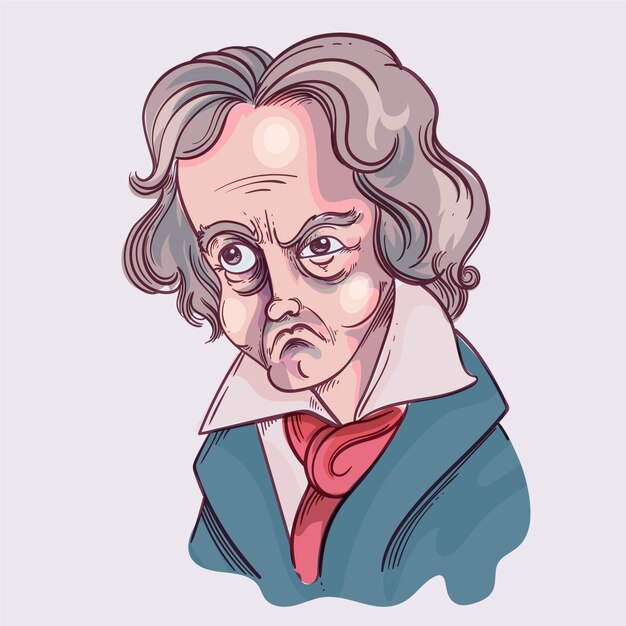 Ilustración de caricatura dibujada a mano