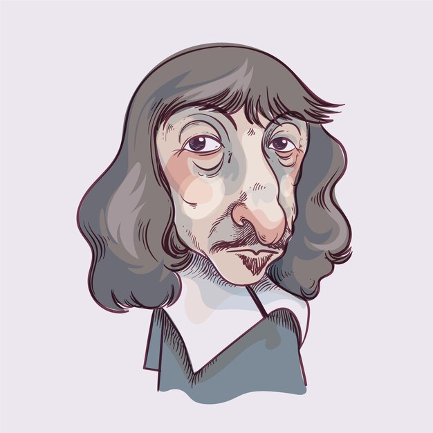 Ilustración de caricatura dibujada a mano