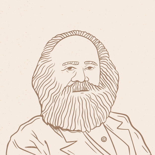 Ilustración de caricatura dibujada a mano