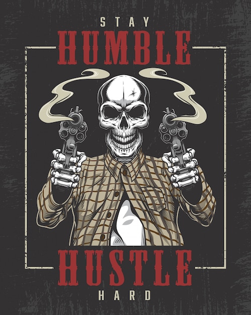 Ilustración de cartel de vector