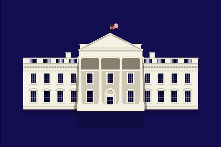 Vector gratuito ilustración de la casa blanca