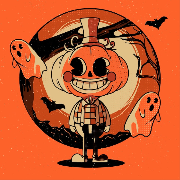 Vector gratuito ilustración de celebración de halloween