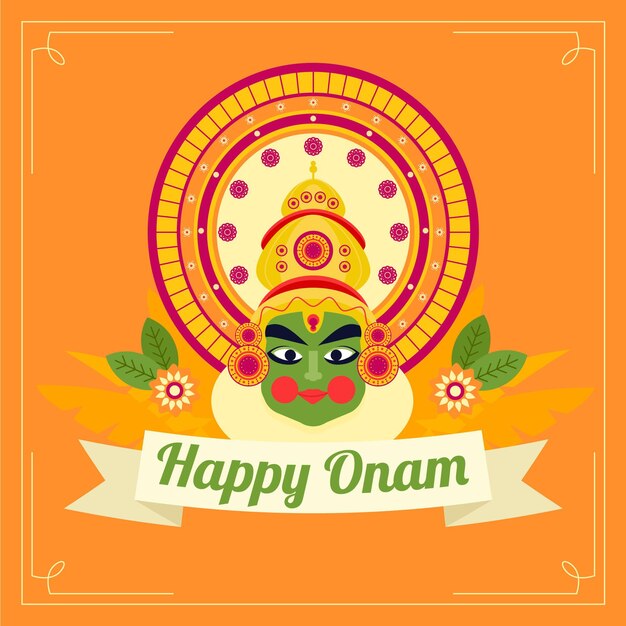 Ilustración de la celebración de Onam