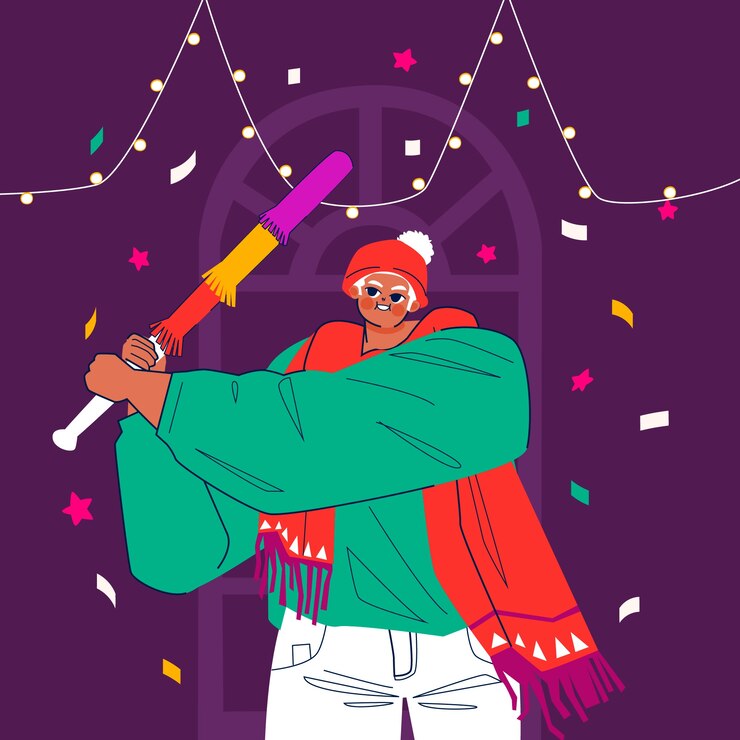 Vector gratuito ilustración de celebración de posadas planas