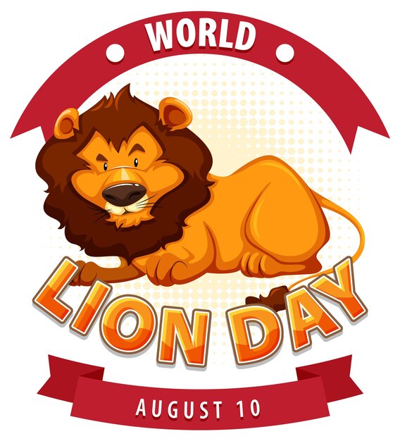 Ilustración para celebrar el Día Mundial del León