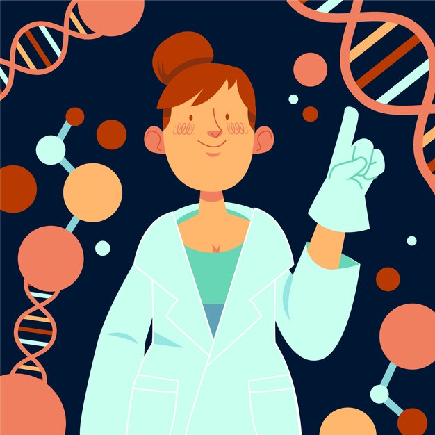 Ilustración científica femenina