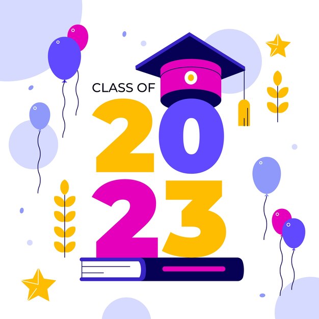 Ilustración de clase plana de 2023