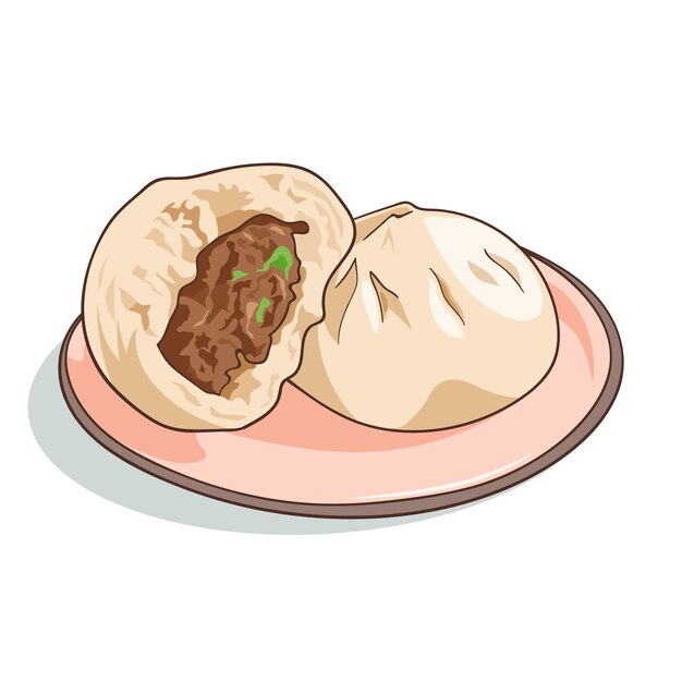 Ilustración de comida dibujada a mano
