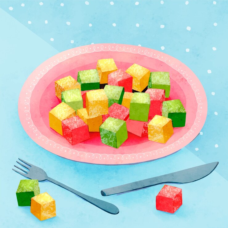 Vector gratuito ilustración de comida turca acuarela