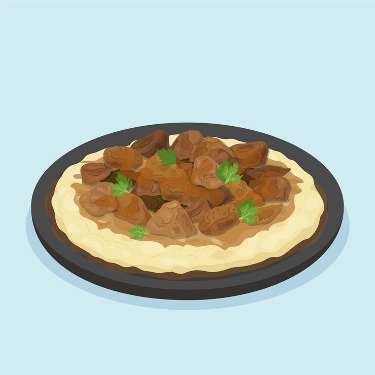 Vector gratuito ilustración de comida turca dibujada a mano