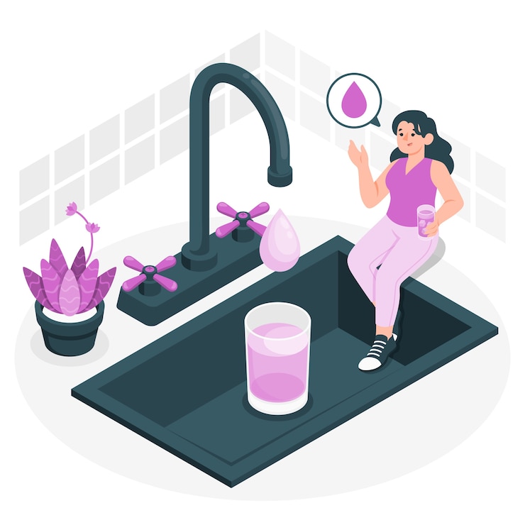 Vector gratuito ilustración del concepto de agua