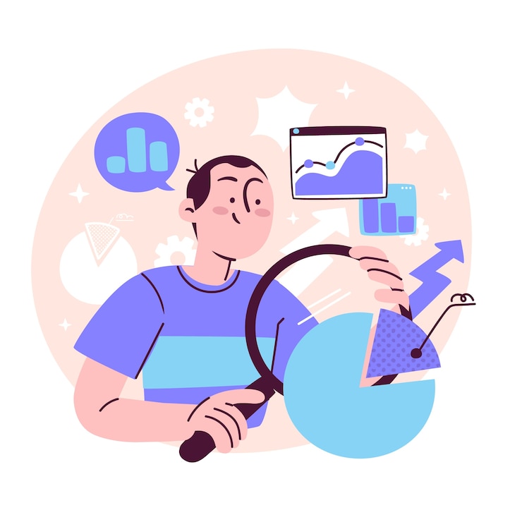 Vector gratuito ilustración del concepto de análisis