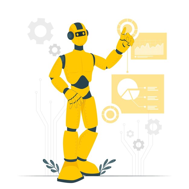 Ilustración del concepto de Android