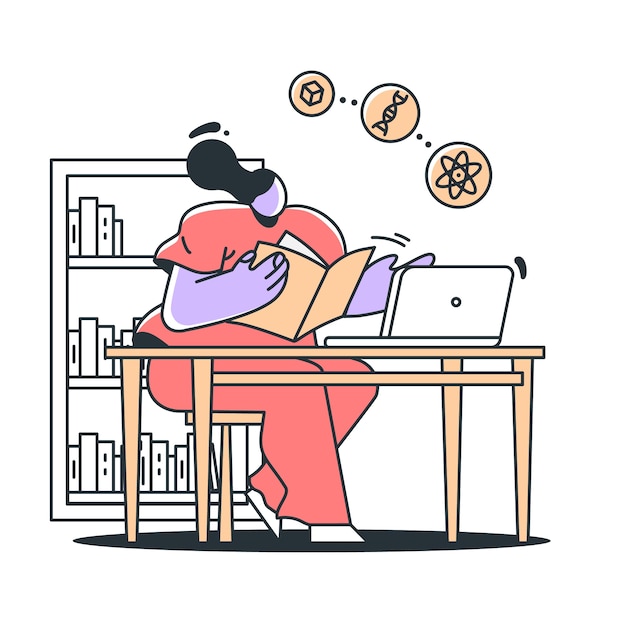 Ilustración del concepto de aprendizaje