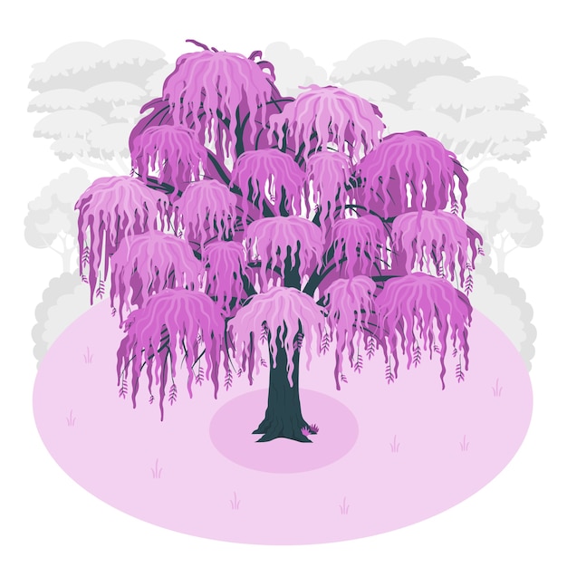 Vector gratuito ilustración del concepto de árbol de salsa